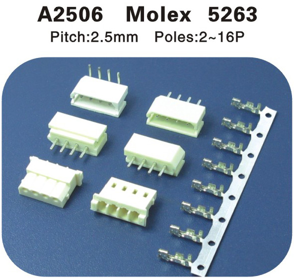 Molex 5263連（lián）接器 A2506